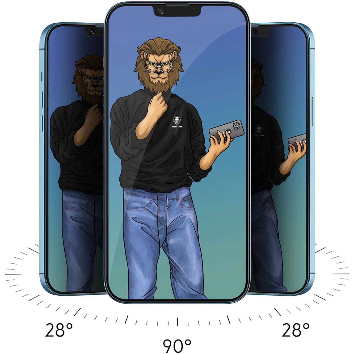 Privacy Screen Protector - iPhone 13 Pro 9H