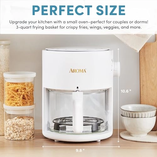 Glass Air Fryer and Countertop Convection Oven