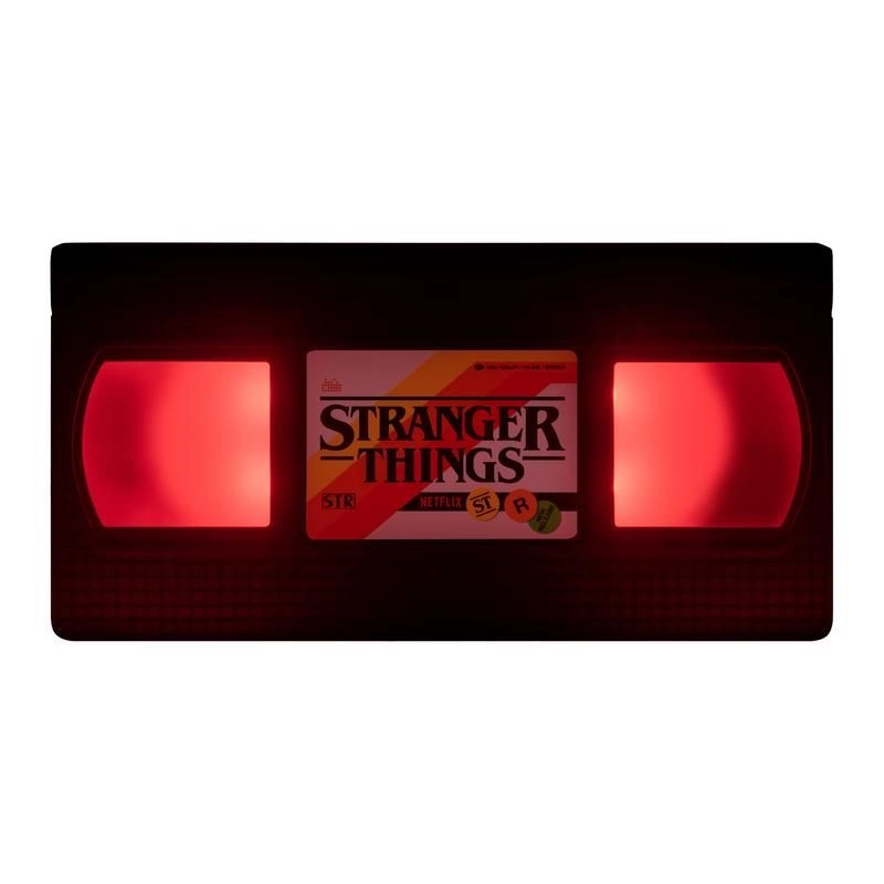 Paladone Stranger Things VHS Tape Logo Light - red