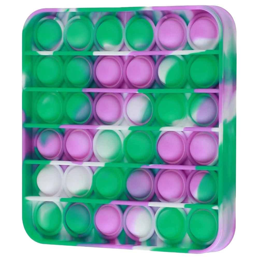 Pop The Bubble Square Tie Toy - 3+