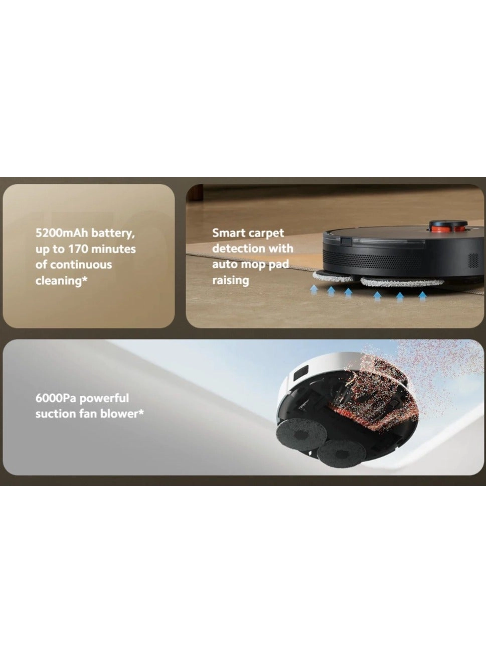 Robotic Vacuum Cleaner S20+ - With Mop