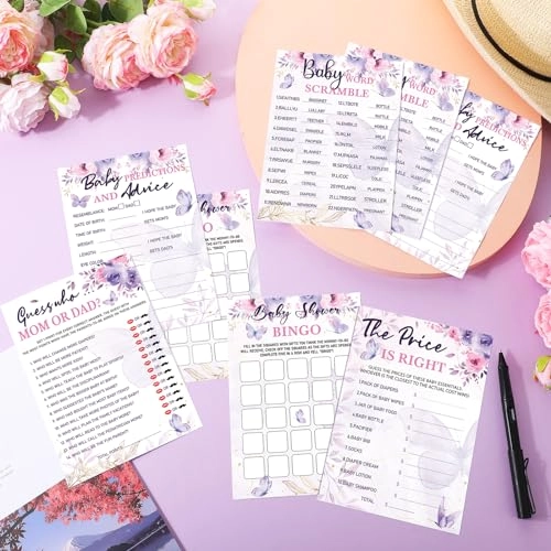 Butterfly Theme Baby Shower Games - 302 0 - 15 years English