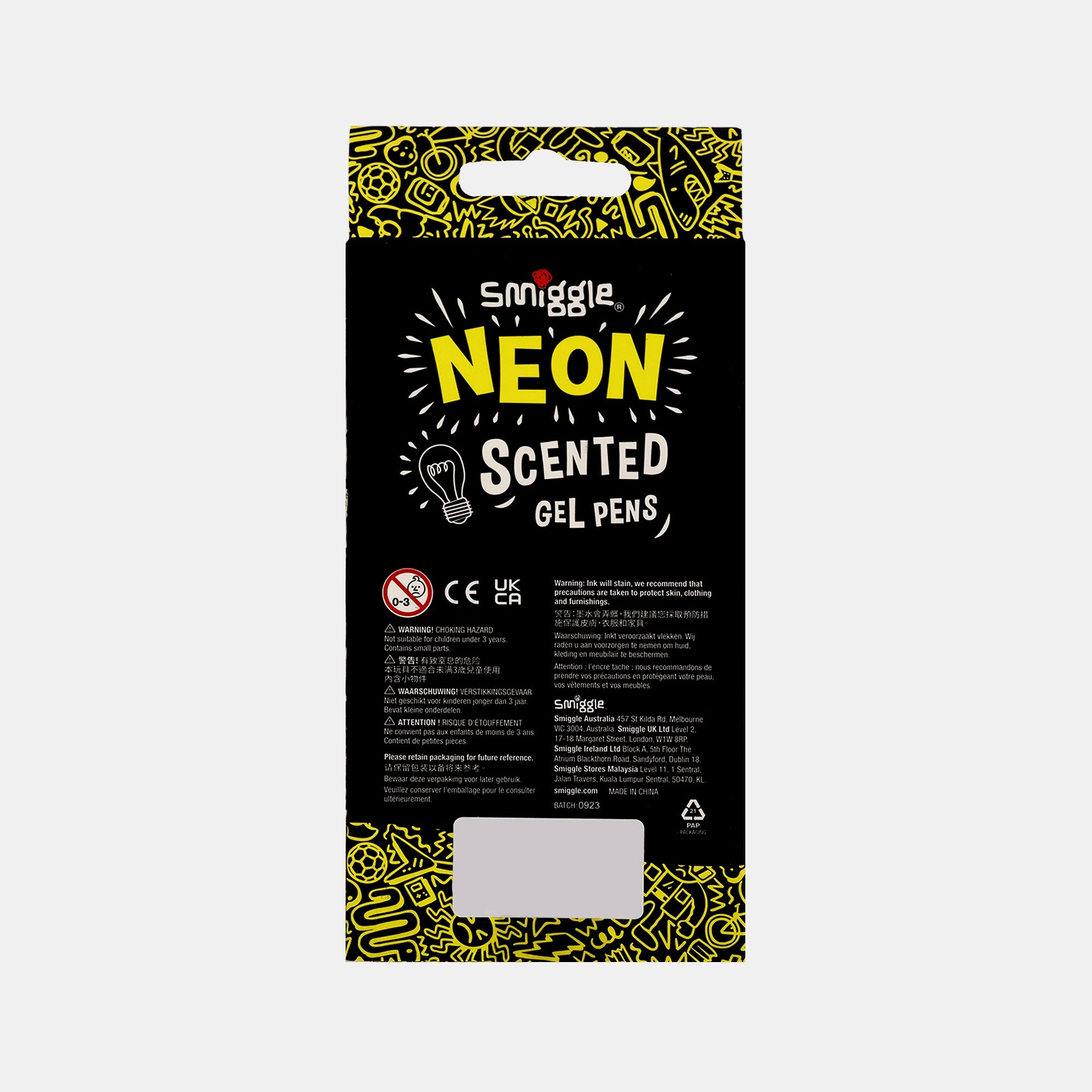 Neon Scented Gel Pens - 7 piece(s)