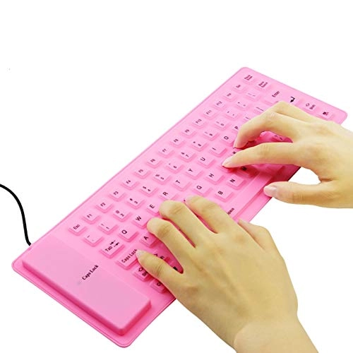 Foldable Soft Silicone Gaming Keyboard - Wired