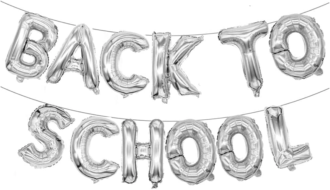 Back To School Foil Balloon - 12pcs