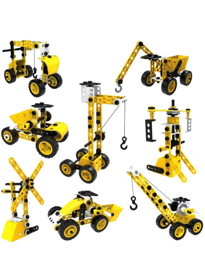 Stem Toys Kids Building Toys - 100 Piece 8 In 1 DIY Learning Construction