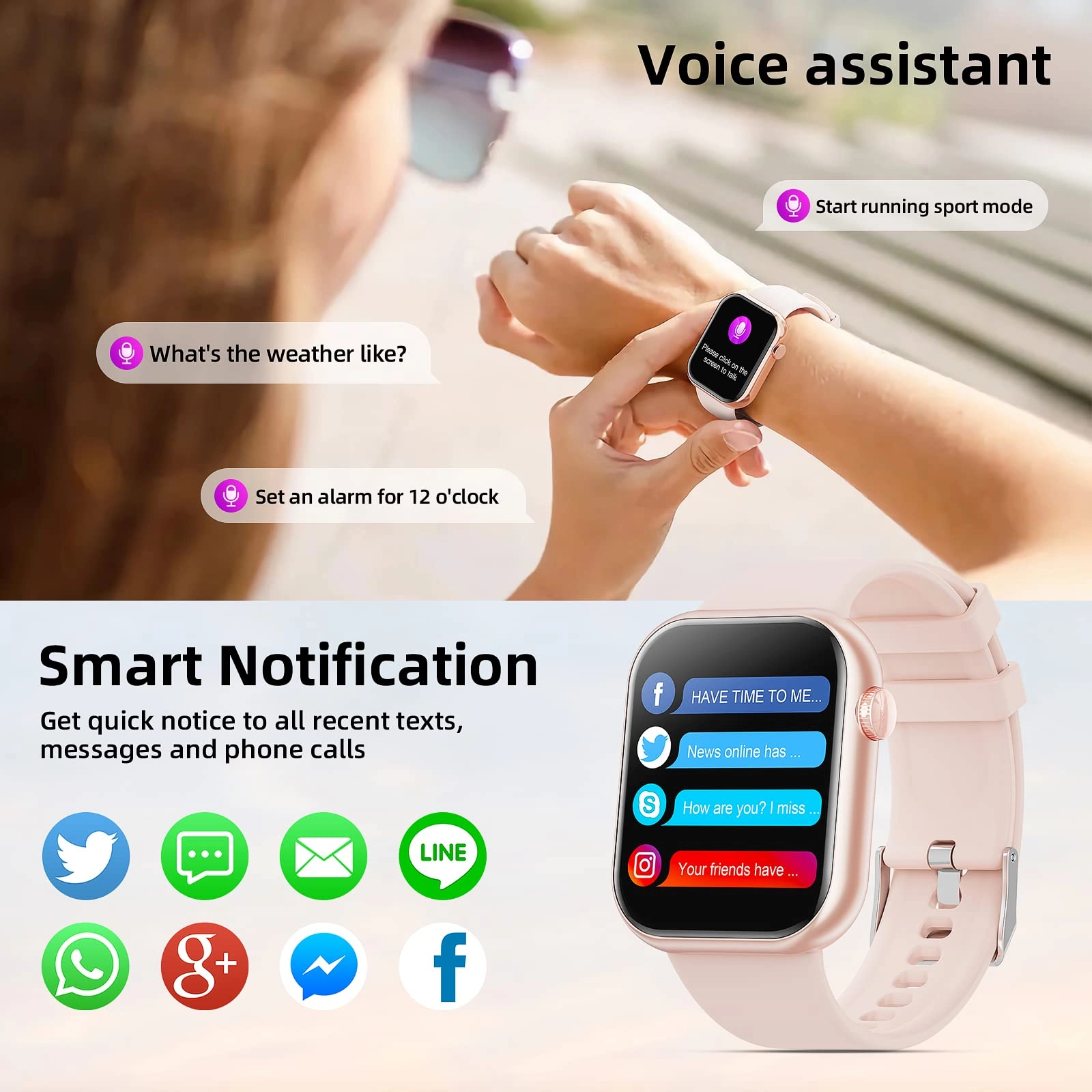 Smart Watch Metal