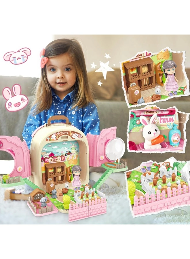 Pet Rabbit Doll - 3-in-1 Carrier Backpack