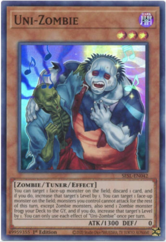 Yu-Gi-Oh! Uni-Zombie SESL-EN042 - 1st Edition