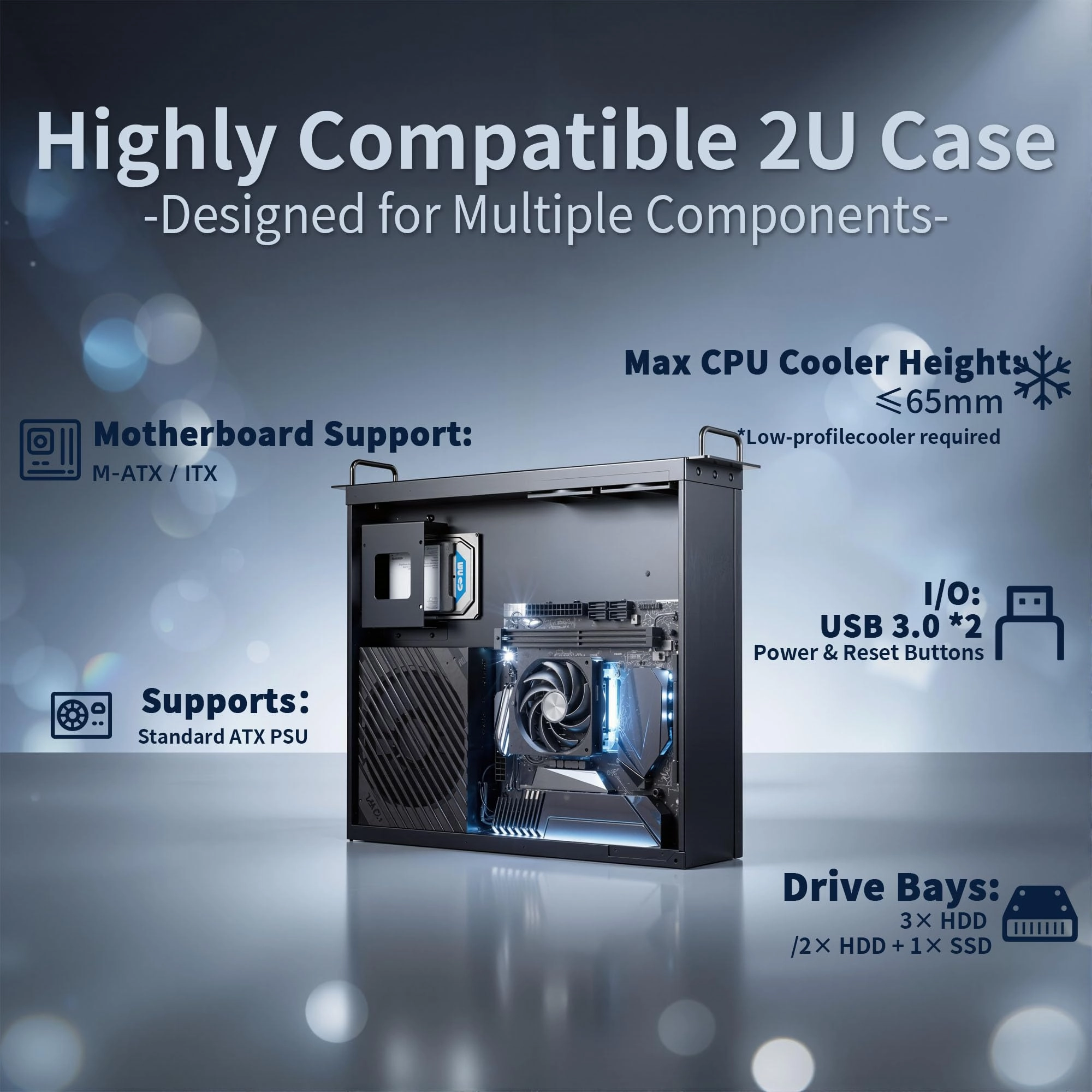 2U Rackmount Chassis - Micro-ATX