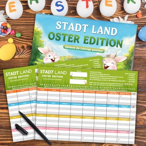 City Country Easter Card Game - children over 9 years old