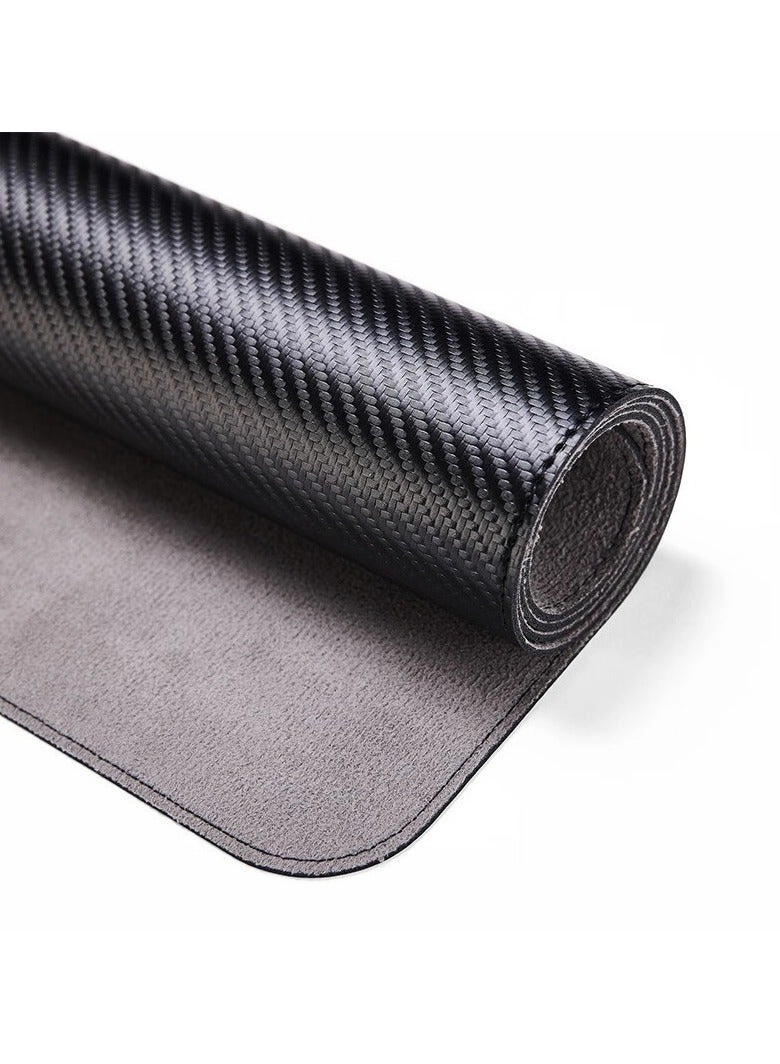 Large carbon fiber leather Gaming Mouse Pad - 80x40 cm