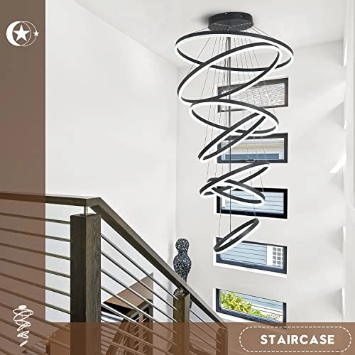 7-Rings Modern LED Chandelier