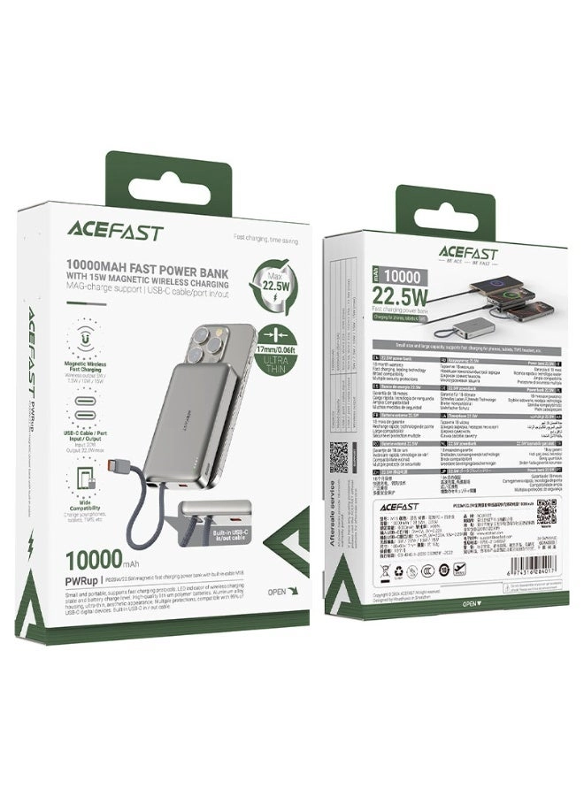 M18 - 10000 mAh 22.5 W Fast-Charging Qi Wireless Charging