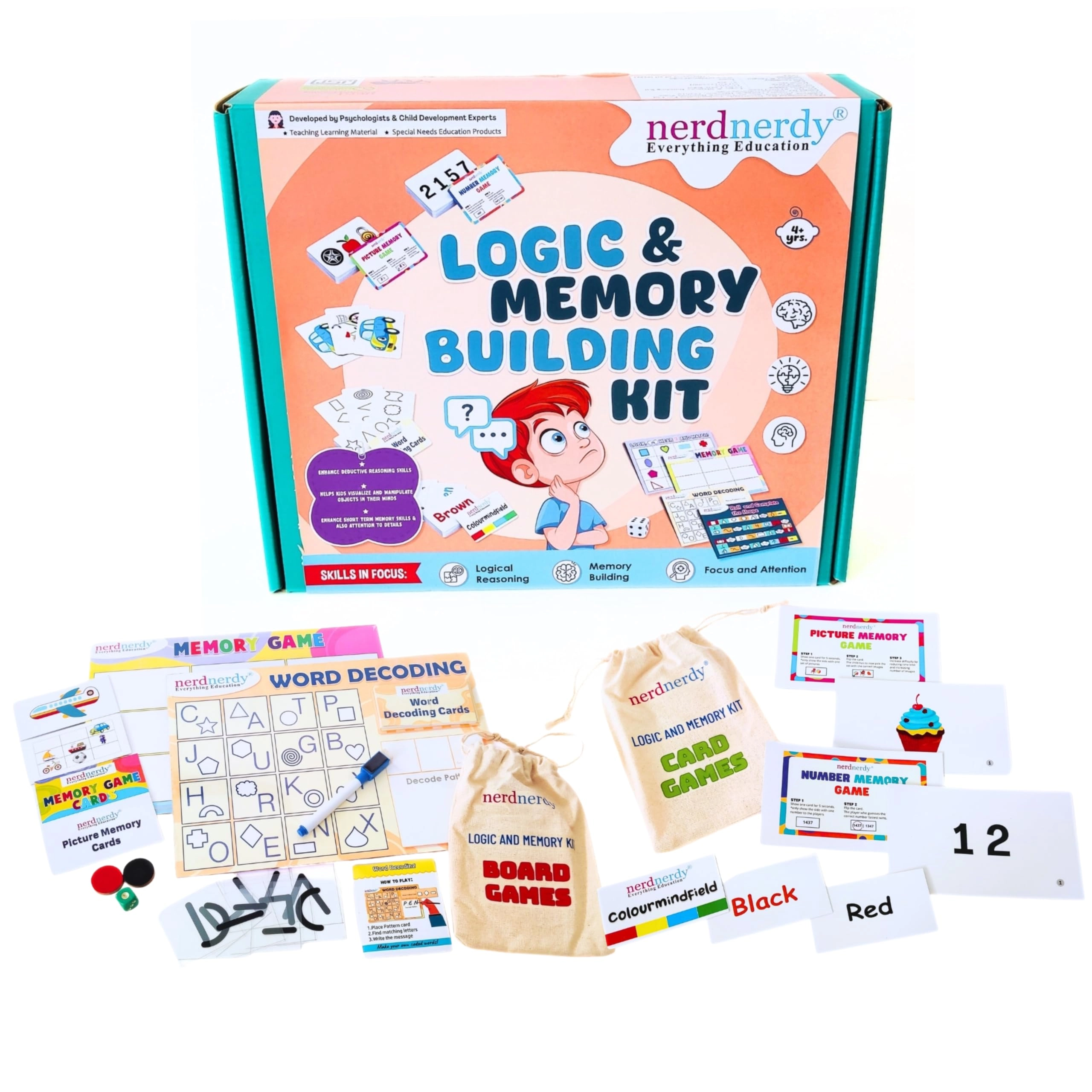 nerdnerdy Logic & Memory Building Kit - 5 - 8 years