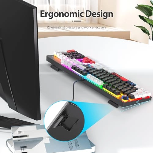 104 Keys Mechanical Gaming Keyboard - EN Wired