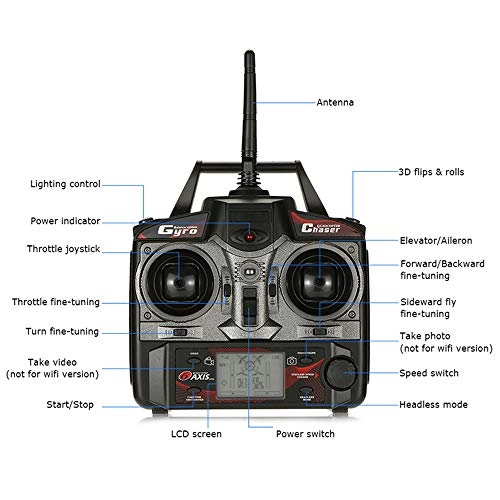 RC Aircraft - Black 7.4V 500mAh