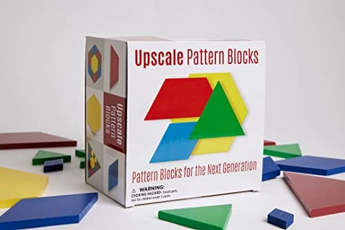 Upscale Pattern Blocks - 4 years and up 60 pieces