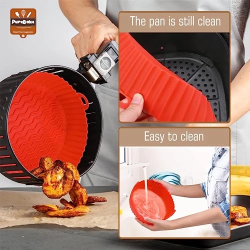 Air Fryer Silicone Liners PB_SIL_AF_7.5in_Packof1