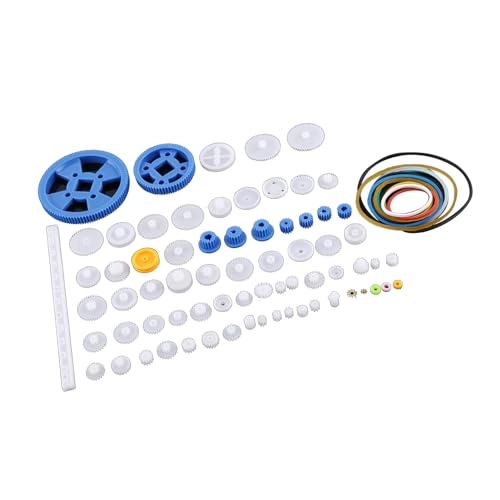 Gear Pulley Set - 64 kinds Plastic