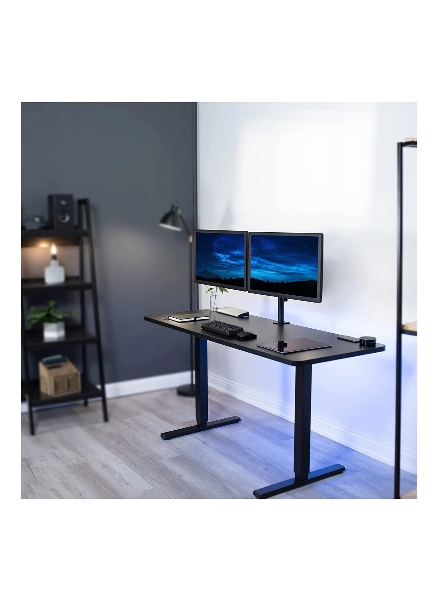 Dual Monitor Desk Mount - 2 13 to 32 inches 75x75mm or 100x100mm