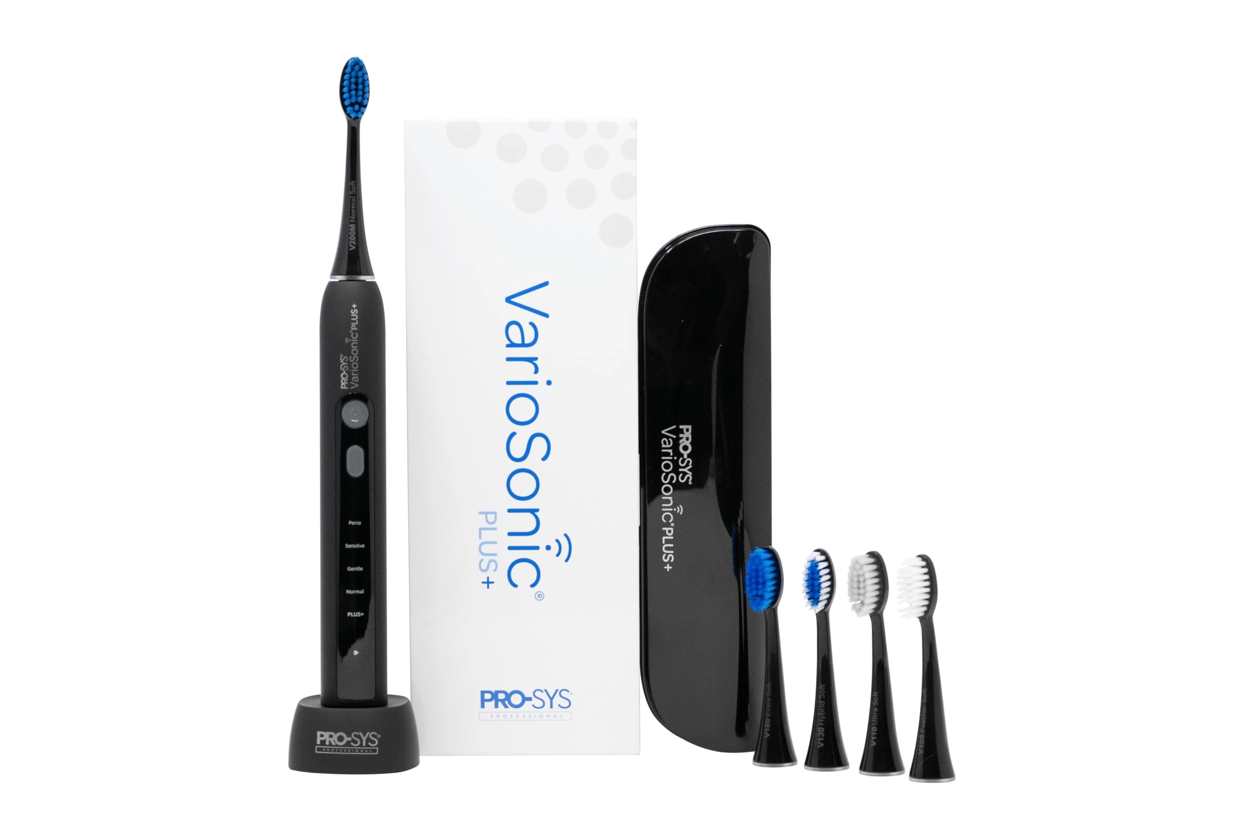 PRO-SYS VarioSonic Plus+ - Full Kit Rechargeable 5 Brush Heads