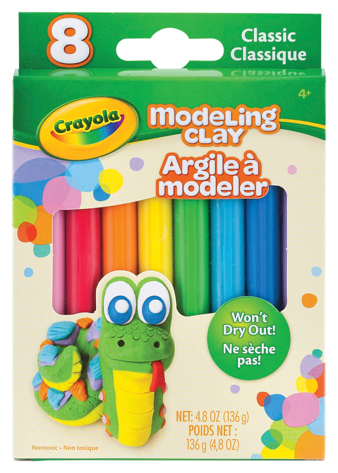 Crayola Modeling Clay - CRAYONS 150g 8pcs.