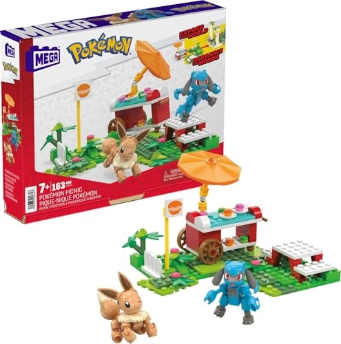 Pokémon Action Figure Building Toys Set - Pokémon Picnic Eevee and Riolu 193 pcs