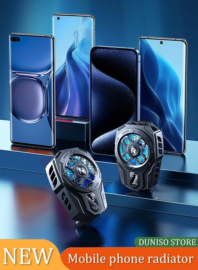 Mobile Phone Cooling Fan - Digital Display Rechargeable