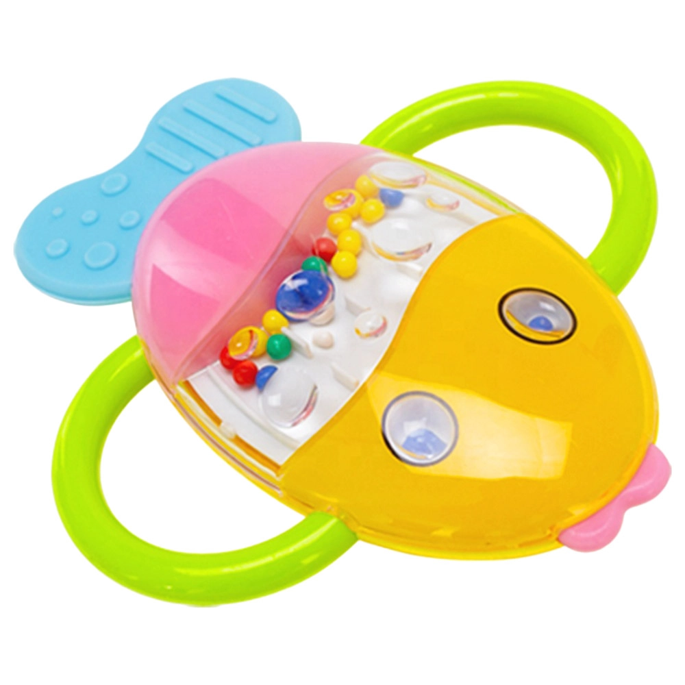 Goodway Baby Teething Rattle Toy - Colorful Yellow