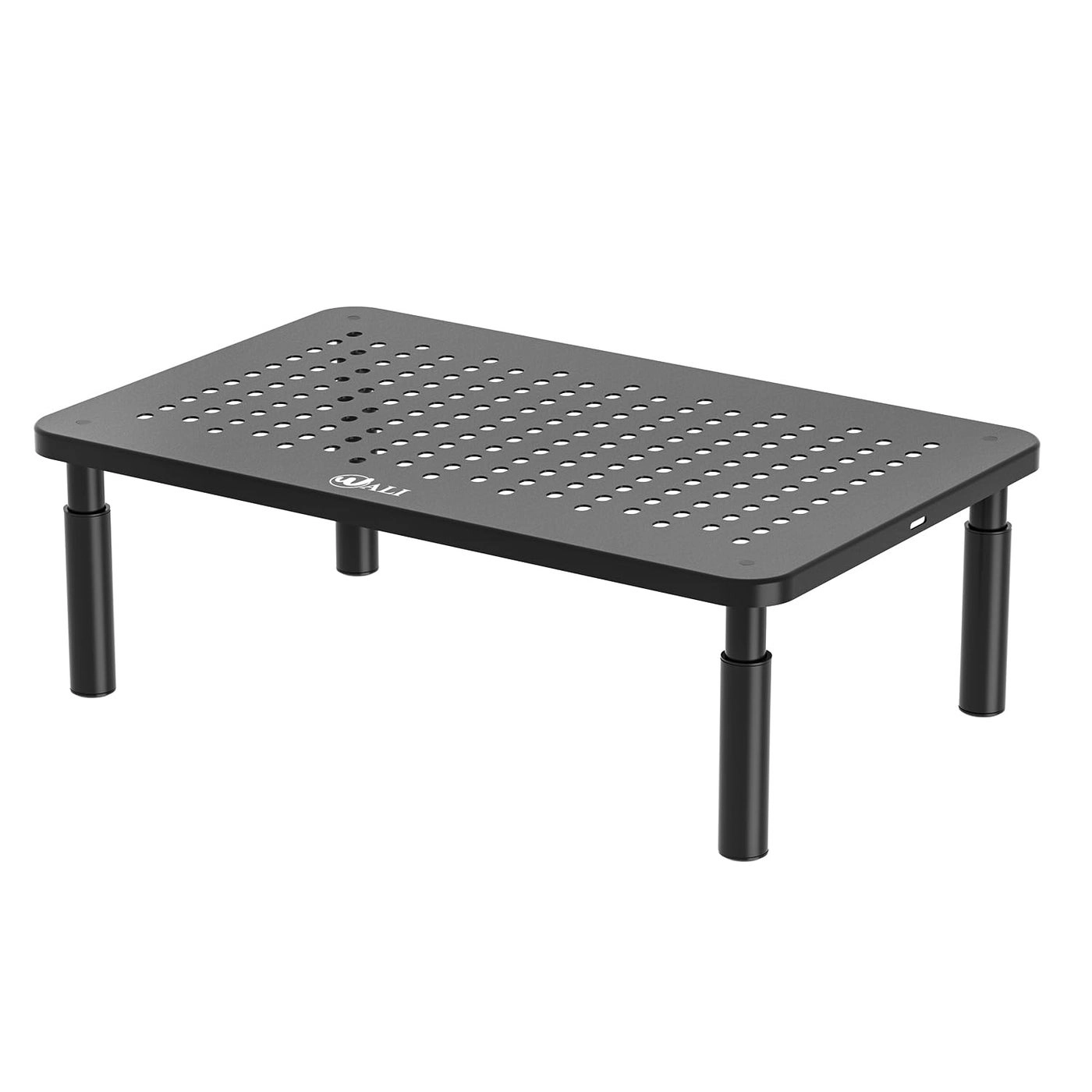 WALI Monitor Stand - Adjustable Laptop Riser Underneath Storage