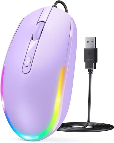 Wired LED RGB Backlit Mouse - USB
