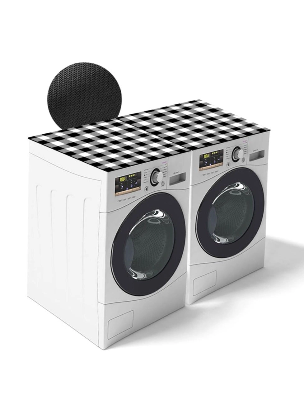 Washer and Dryer Top Protector Mat - 2PCS 25.6\" x 23.6\" Non-Slip Bundle