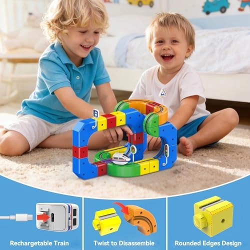 3D Anti-Gravity Train Set - 1:64 58 PCS