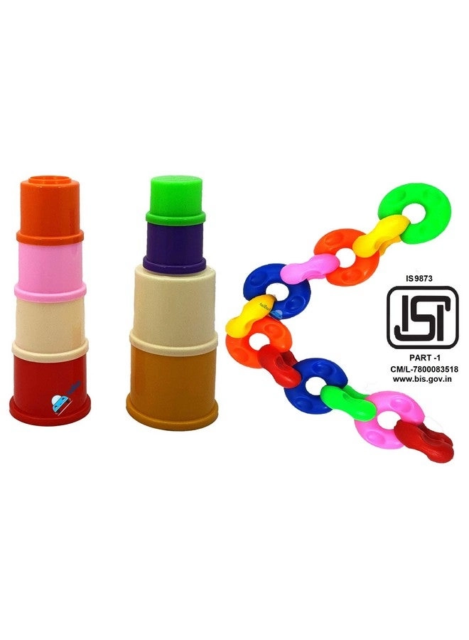Stacking Drum Toy - 20 pcs
