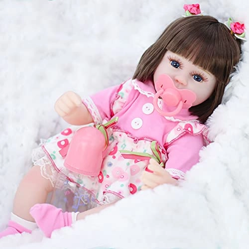 Reborn Baby Doll - 16.5 Inch Vinyl Toddler Girl
