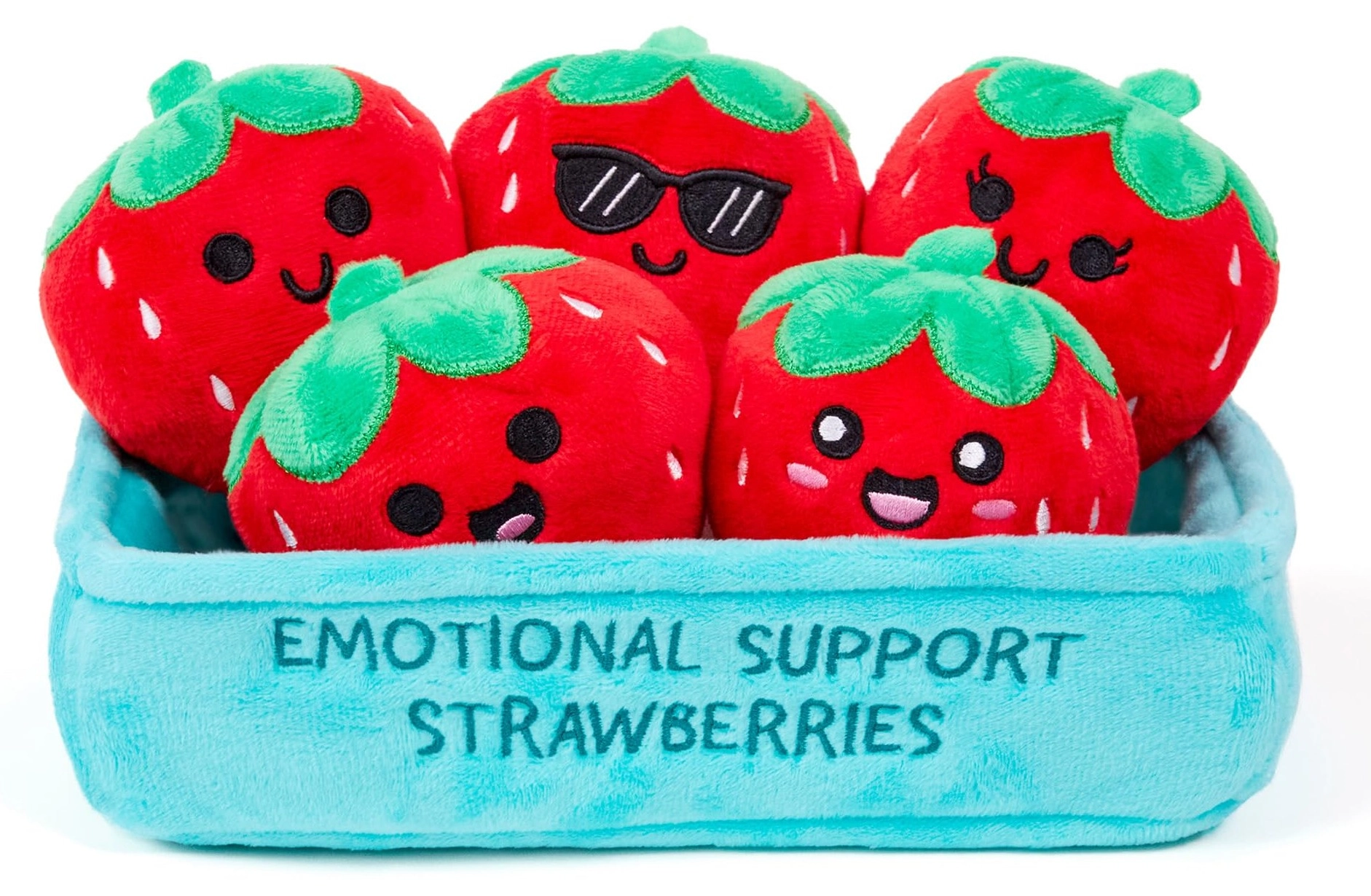 What Do You Meme? Emotional Support Strawberries - 25 cm
