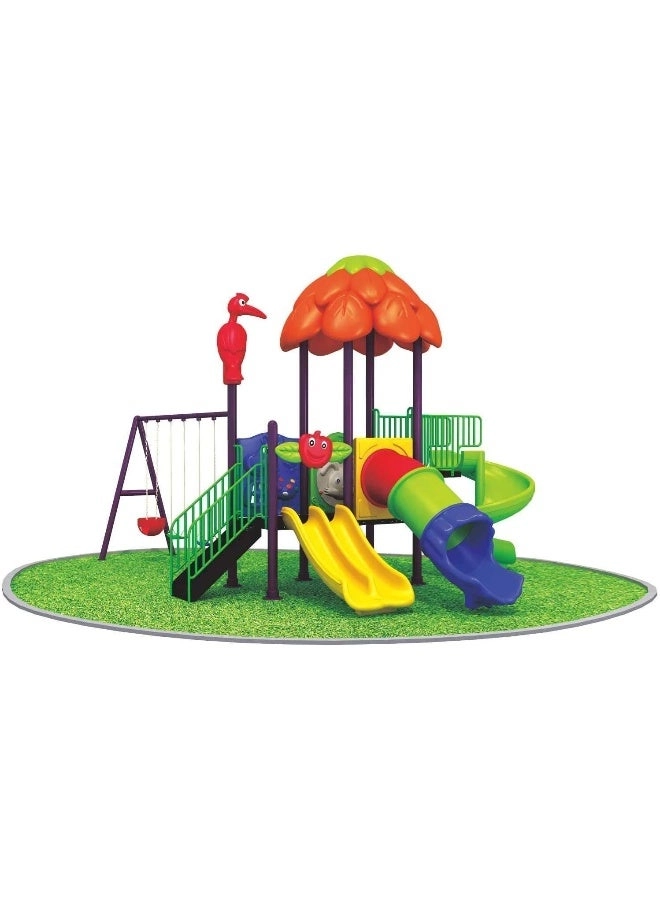 Multi Purpose Kids Outdoor Playing Equipments - 770x320x280cm 2+ Years