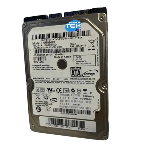 Hard disk 2.5" 5400rpm 8MB SATA 3Gb/s (14360-SIMPLETEK) - 60GB