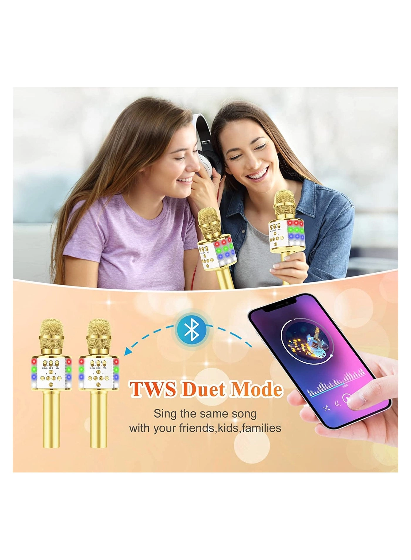 Handheld Wireless Bluetooth Microphone