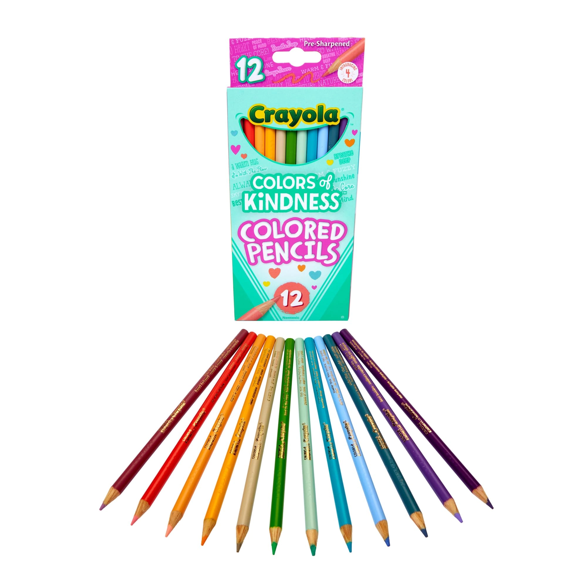 Crayola Colors of Kindness Coloured Pencils - 12 Pcs