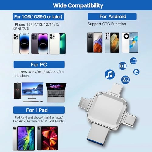 4 in1 USB Flash Drive - 64GB