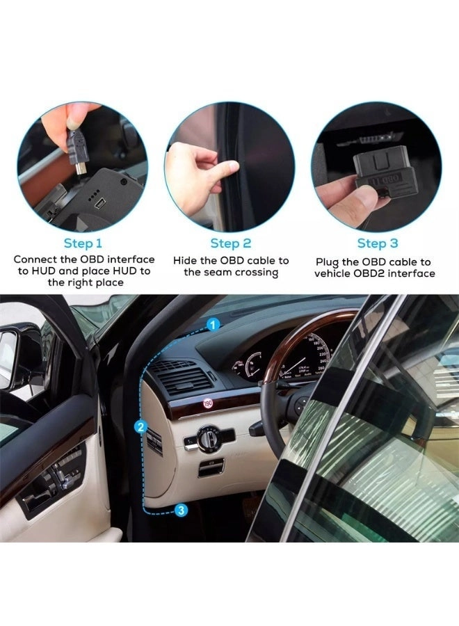 A8 Head up Display - 5.7in OBDII
