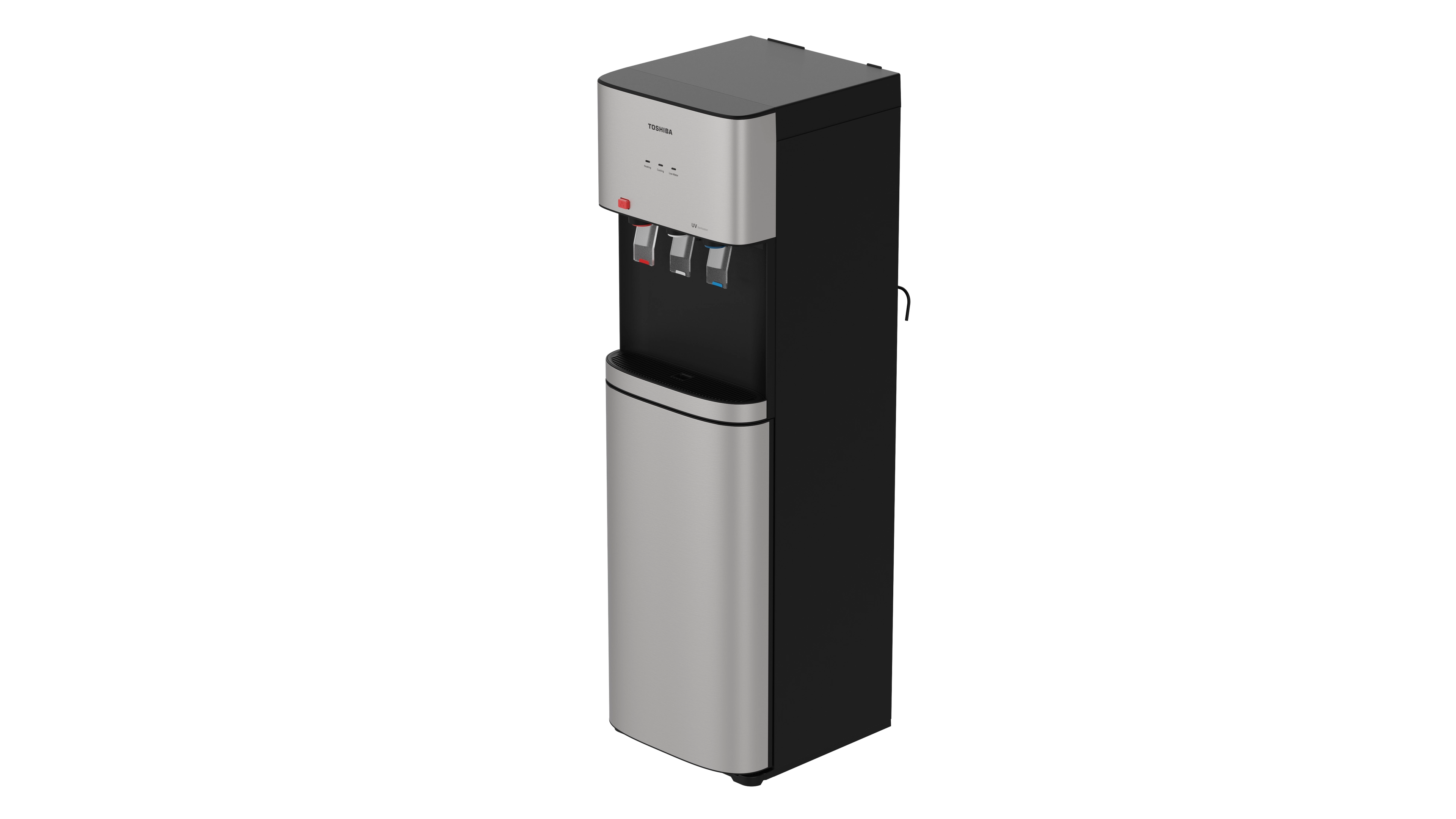 RWF-W2468UVBG(K) - Bottom-load 3 Tap Stainless Steel Black