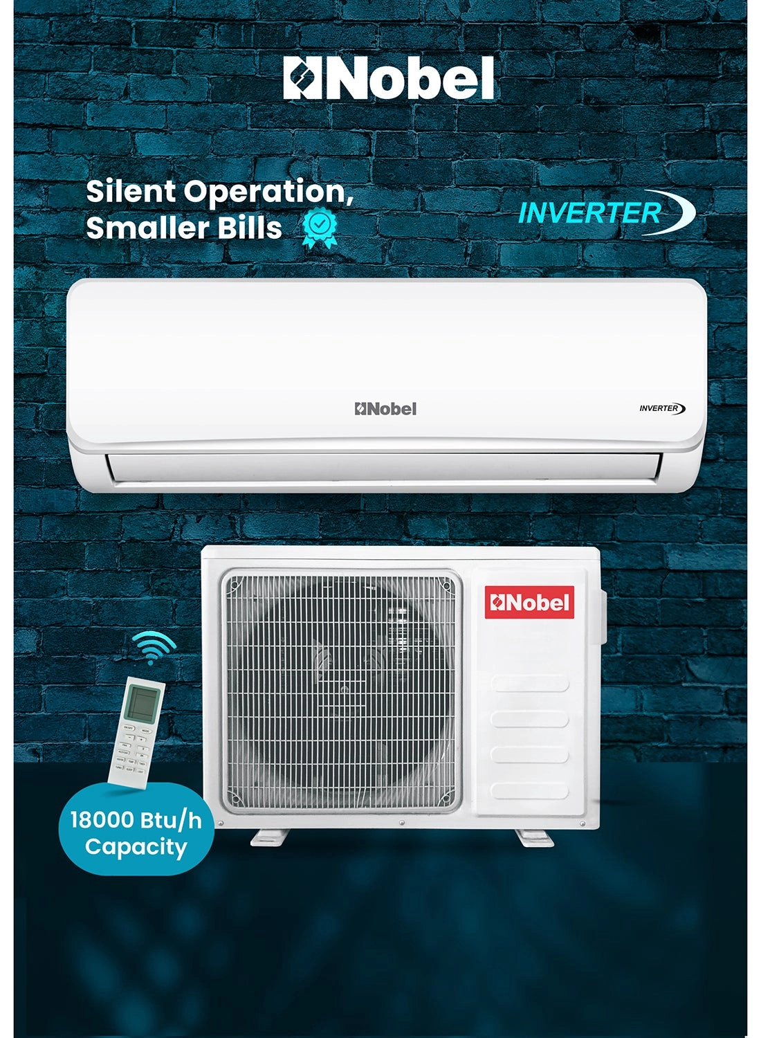 NSAC18VTL - 18000BTU R410 Inverter