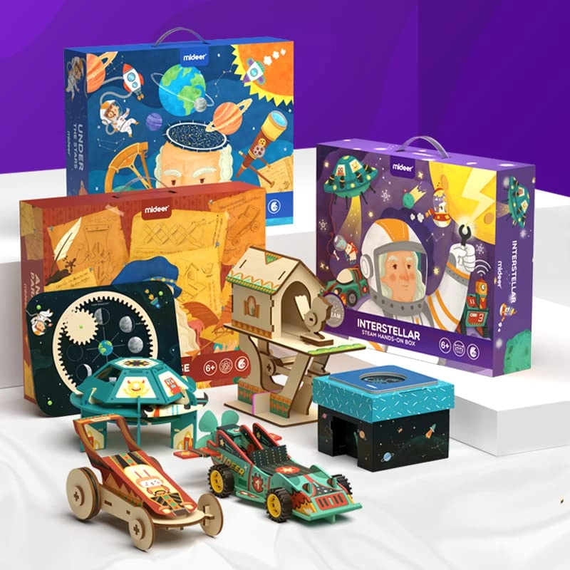 Motor Machines Science Experiment Kit Engineering - 6 years+ 6 pieces