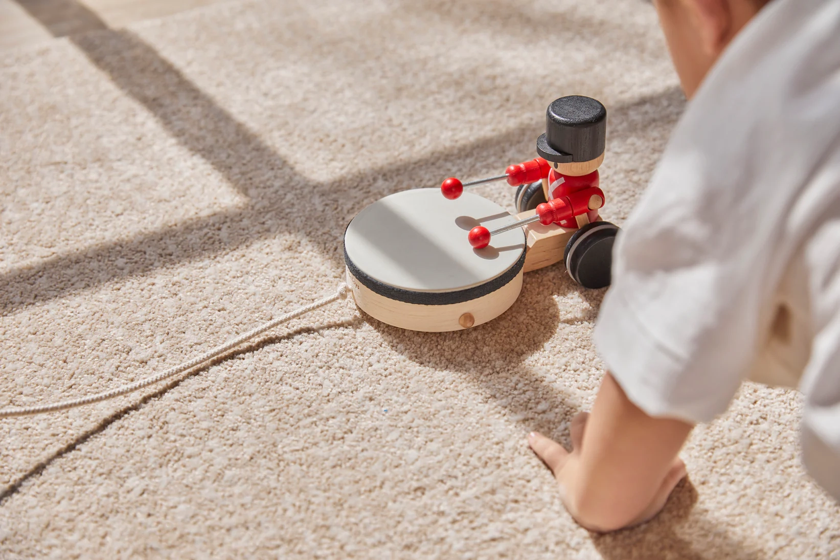 Pull Along Drummer - Multi Colour 1+