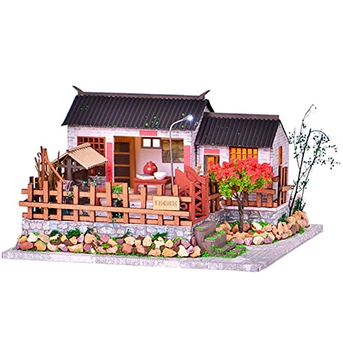 Miniature Wooden Dollhouse Furniture Kit - Creative Room 1:24