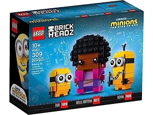 Minions Brickheadz Belle Bottom, Kevin and Bob (40421)