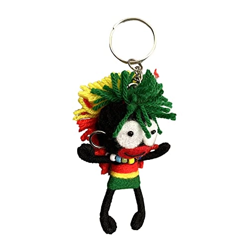 Voodoo String Doll Keychain - 7cm